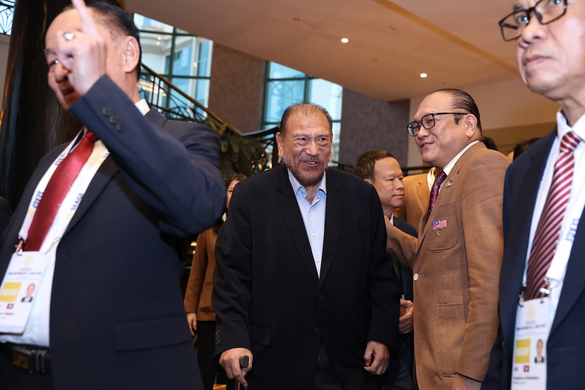 Delegates in the lobby during the SEAGF meetings in Subang Jaya.